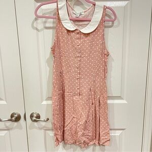 Forever 21 Peter Pan Collar Dress in Polka Dot